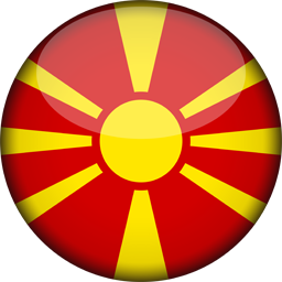 macedonia flag 3d round icon 256